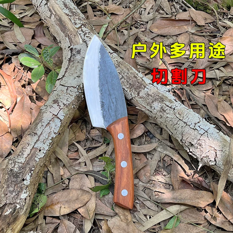屠宰割肉刀锰钢锻打锋利耐用屠夫杀羊分割专用剔骨刀户外手工刀具