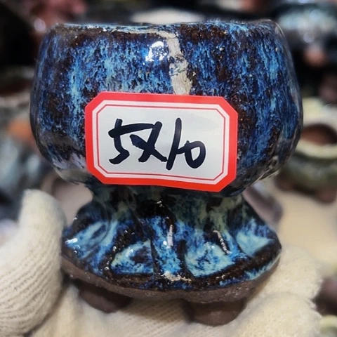 红陶粗陶花盆手工