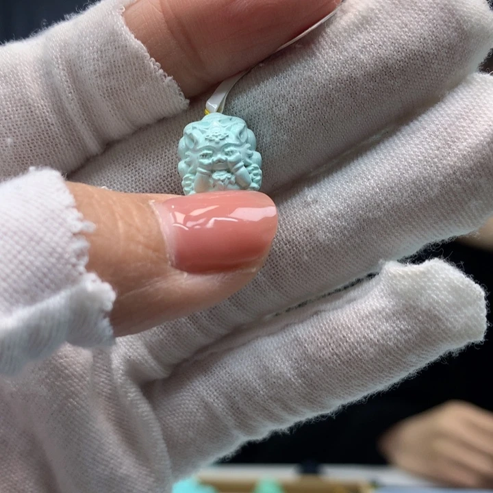 绿松石未镶嵌配饰