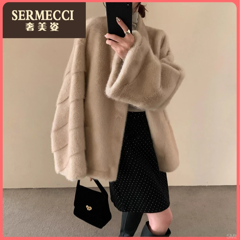 时尚气质加厚奢美姿千金归来立领外套冬季2025上衣