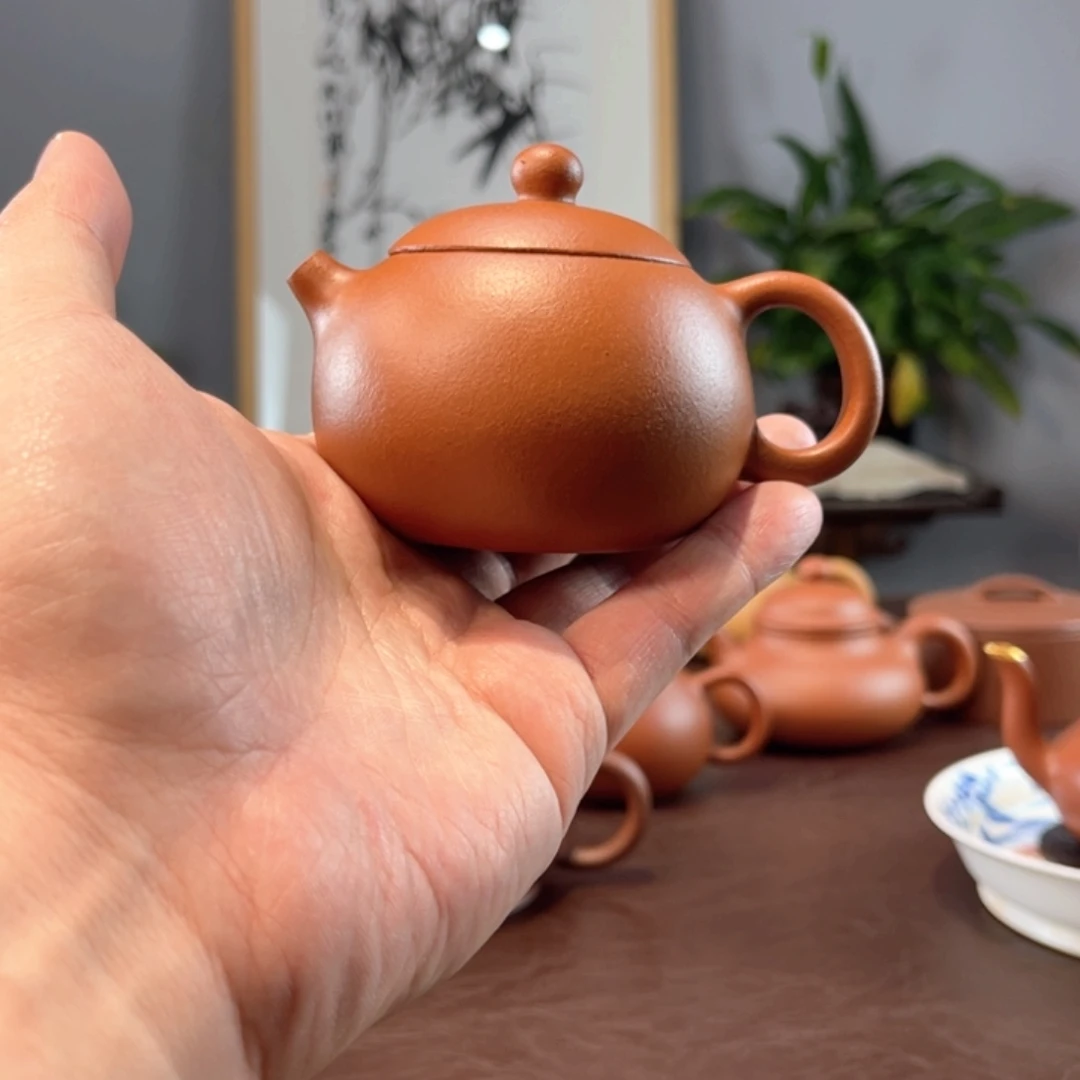 凤***舞紫砂公道杯半手小红泥