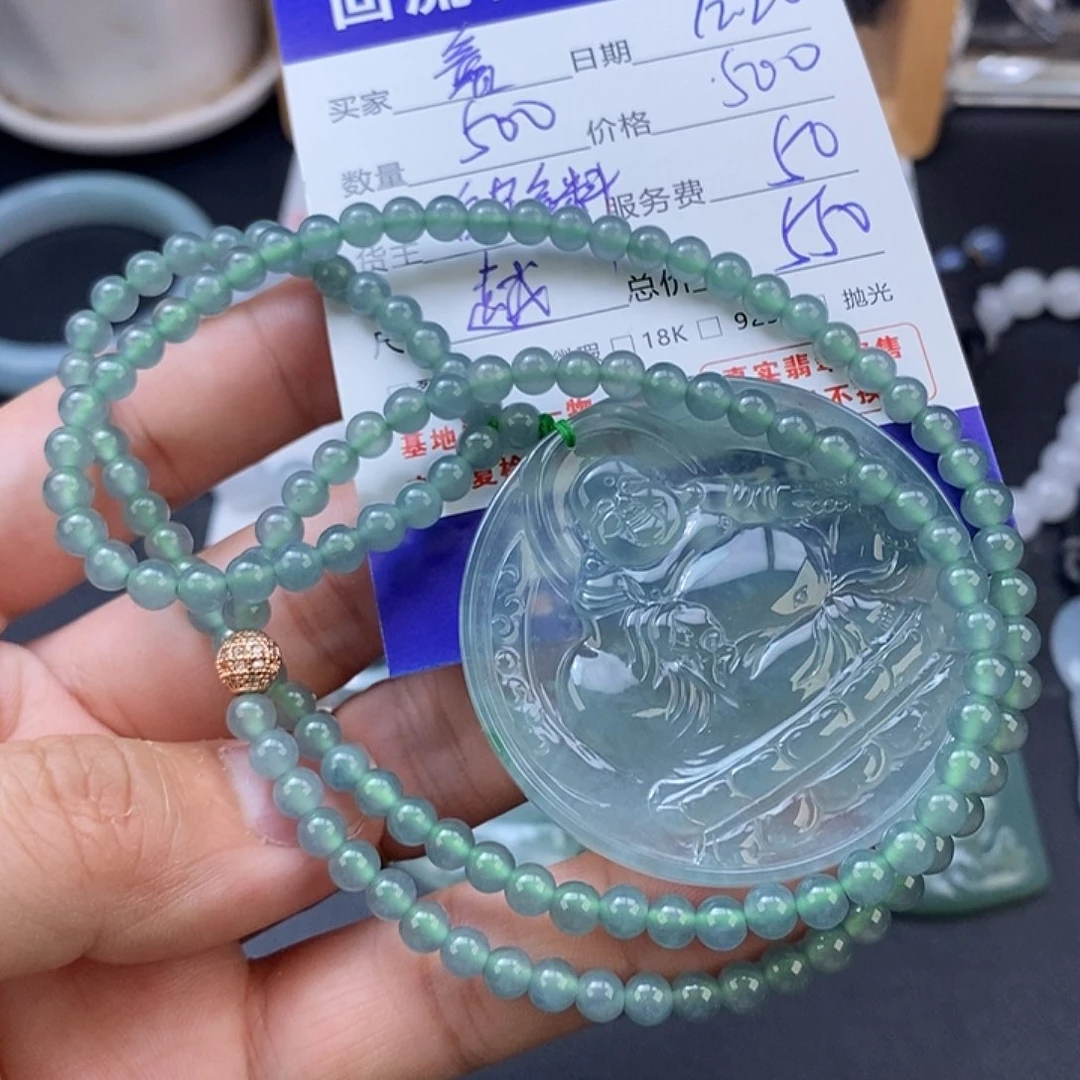 阿***彘翡翠未镶嵌颈饰翡翠