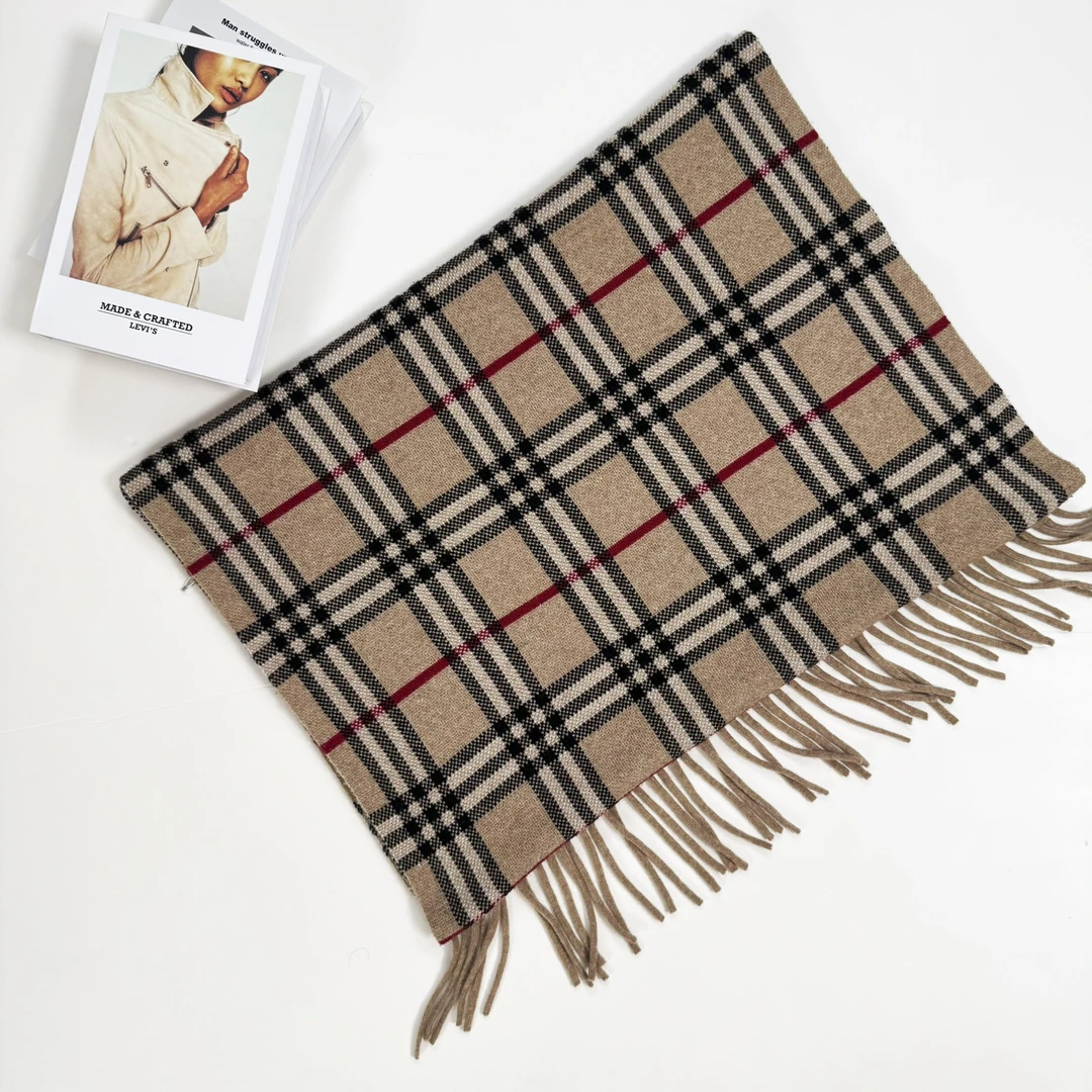 【琥珀流光】新疆天山羊绒GTS大披肩秋冬百搭格子老钱风加厚披肩gts