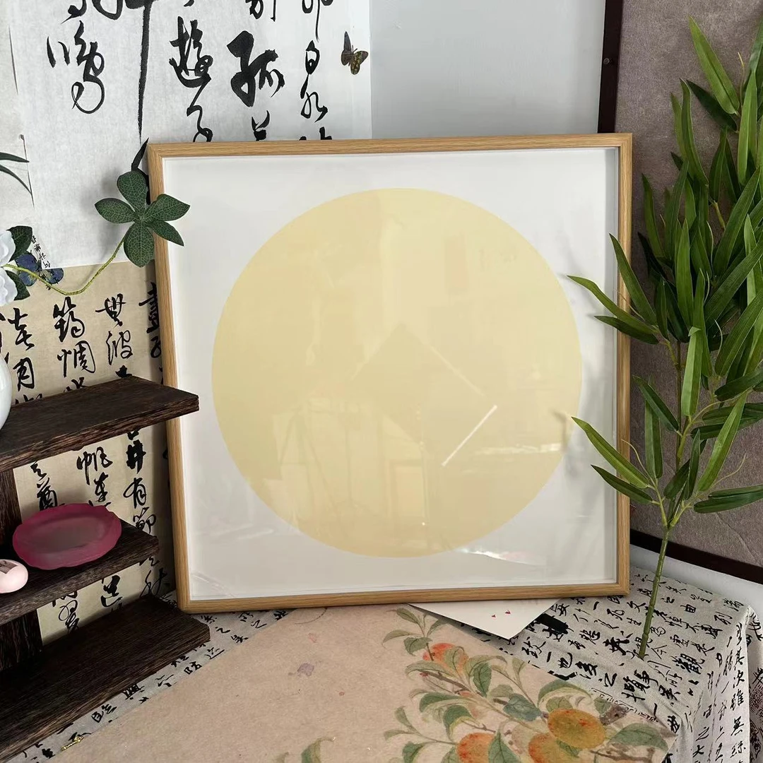 【书心工厂】50*50厘米 【原木色】画框相框 到手4个