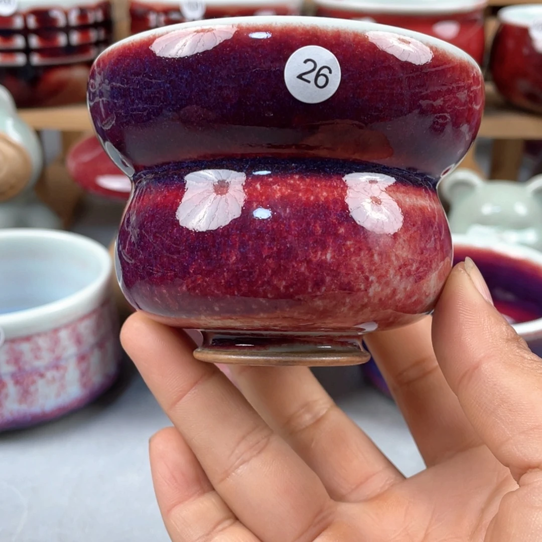 瓷片纯手工制作……微微瑕