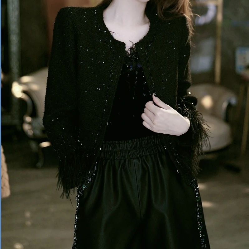 SEJI/瑟纪【塞纳河星空】重工气质上装