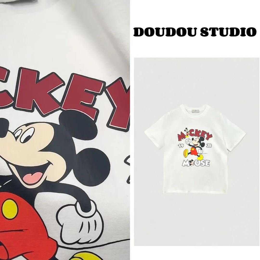【兜兜】米老鼠 春夏新款休闲卡通短袖T恤 210031