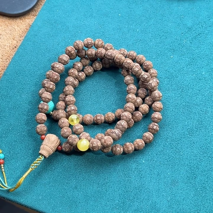 手串/手链檀香木0.8*108六字箴言