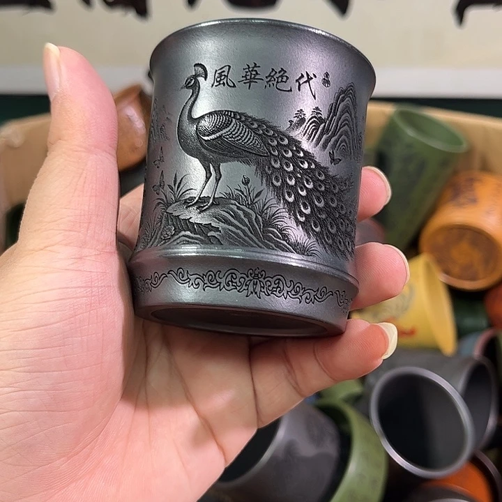 茶杯紫砂全手工紫砂主人杯
