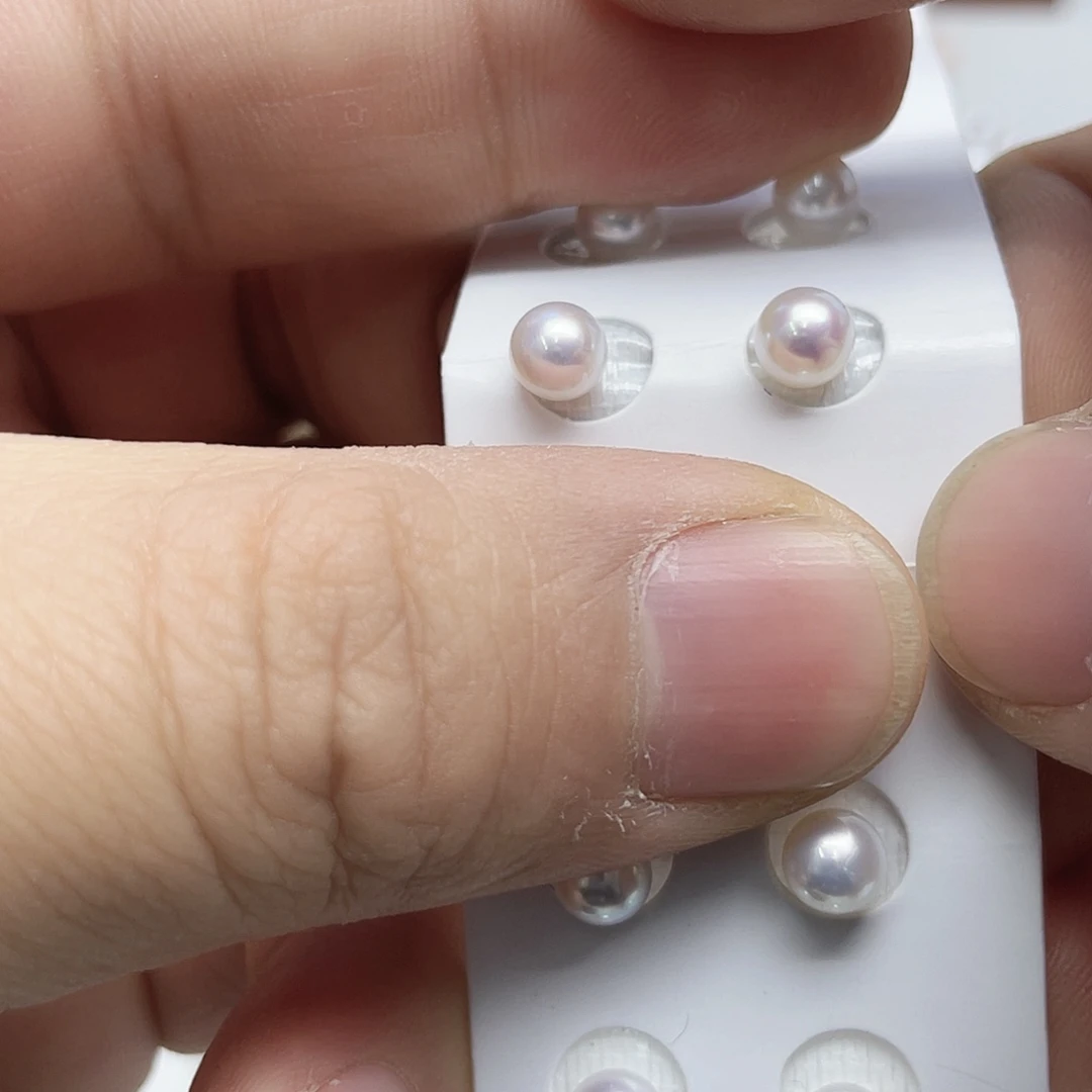 小***^耳饰淡水珍珠银S925镶嵌