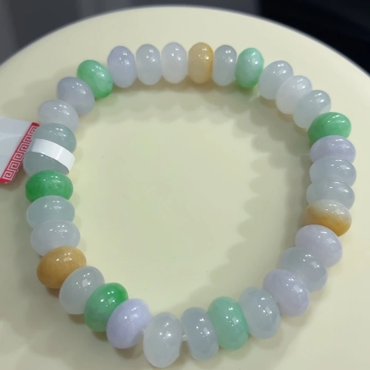 未镶嵌手链翡翠多宝鼓珠卡8.9