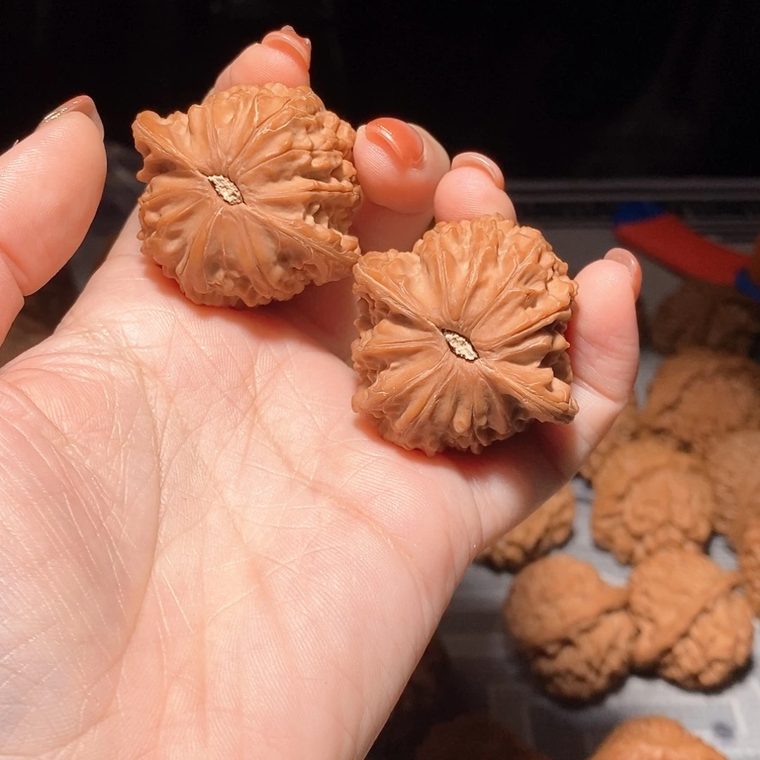 文玩核桃把件040磨盘39尺全品