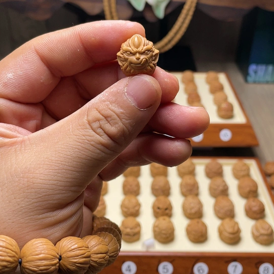 猴头核桃把件16左右猴头核桃大圣福利款