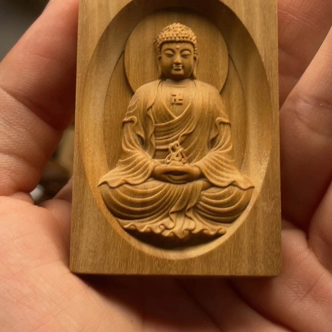 檀香木无事牌大日如来