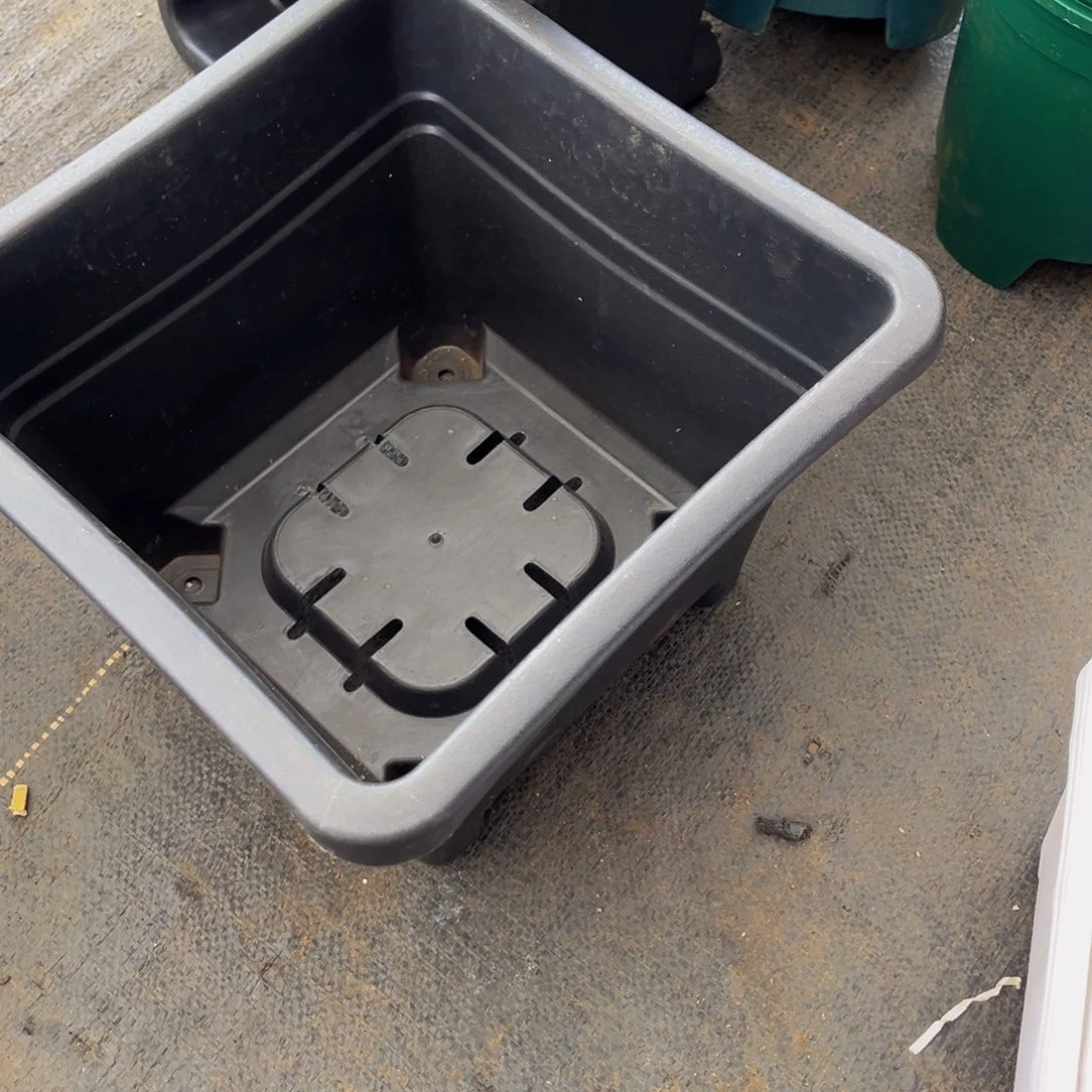 口径27高度19黑方盆5个