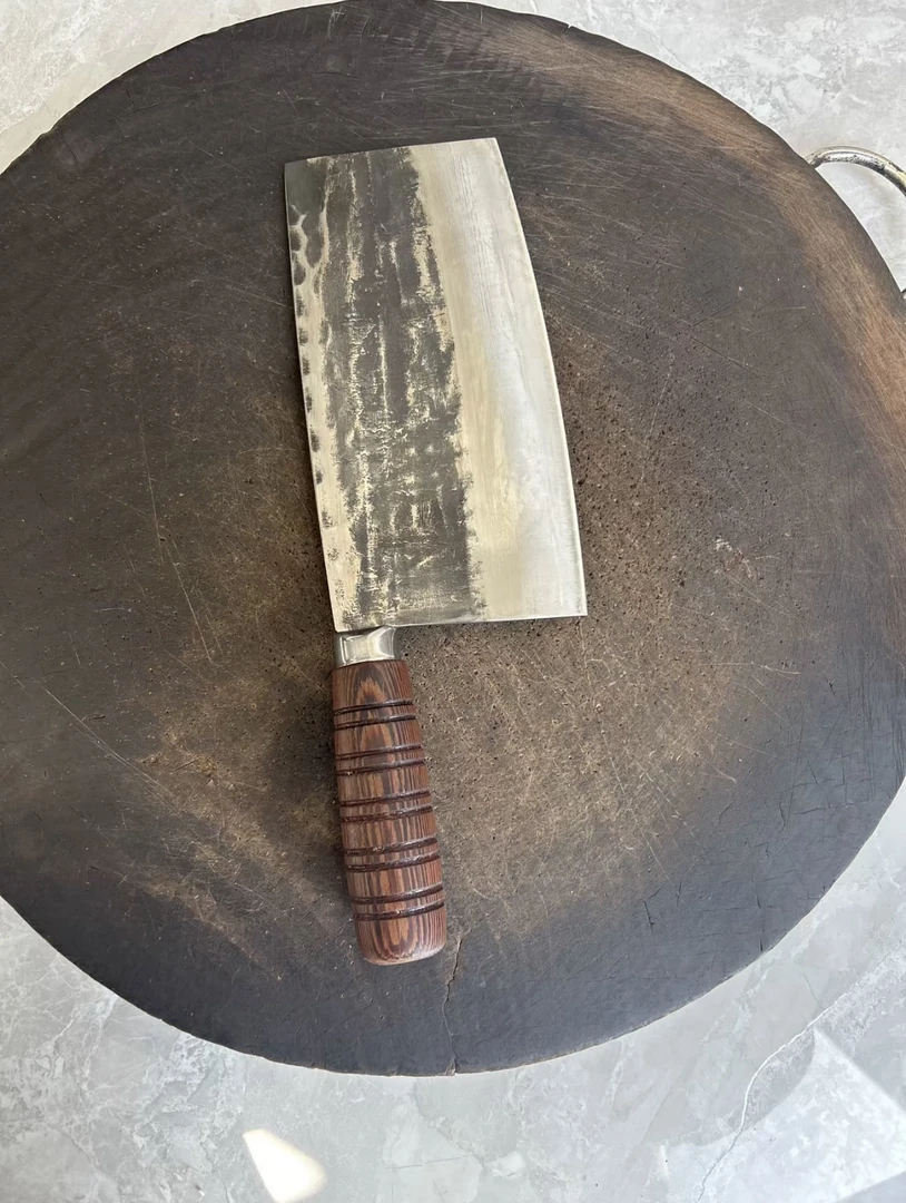 双立达锻打菜刀家用厨房老式砍切刀厨师切片手工专用骨刀商用家用