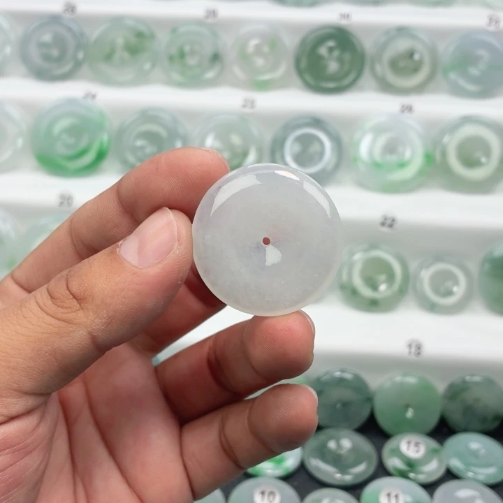 翡翠未镶嵌颈饰缅甸天然A货翡翠34.2-5.8