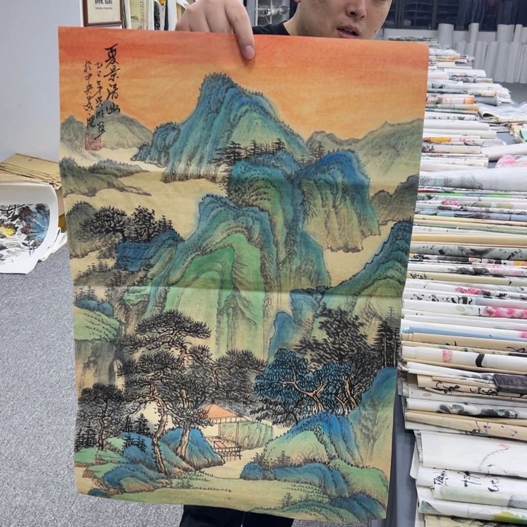 国画卖字画的小老板