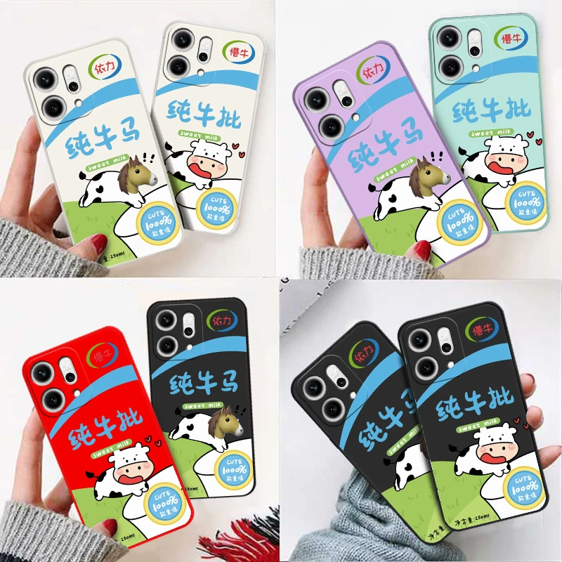 适用opporeno14手机壳0pp0rneo14可爱PLA110软胶Rone l4卡通男女