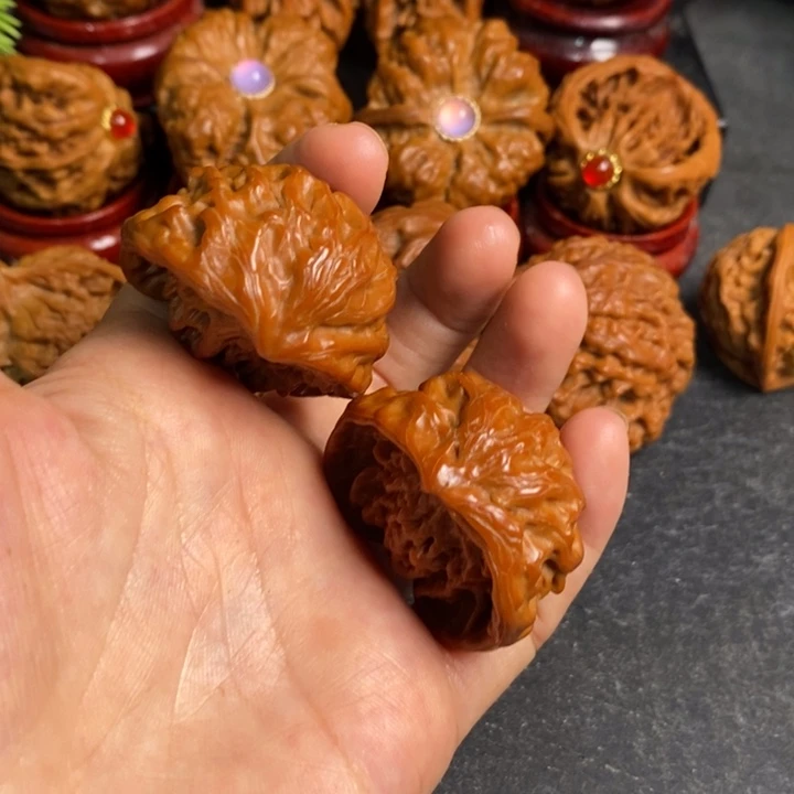 把件文玩核桃蛇蛇