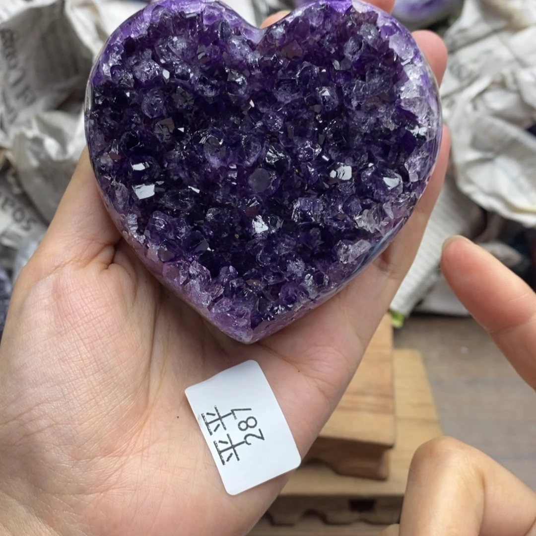 紫晶珠宝半成品未镶嵌