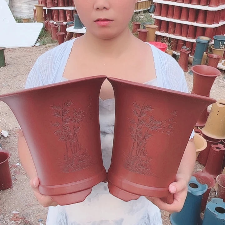 紫砂花盆宜兴紫砂精品花盆