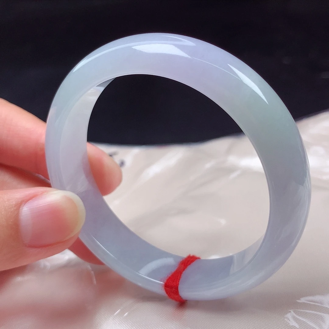 翡翠未镶嵌手镯52圈d5246