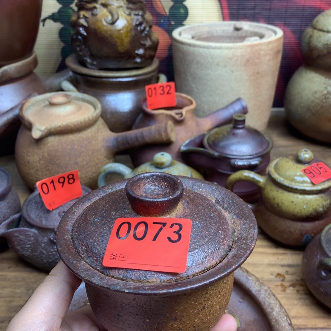 柴烧盖碗200毫升一物一拍