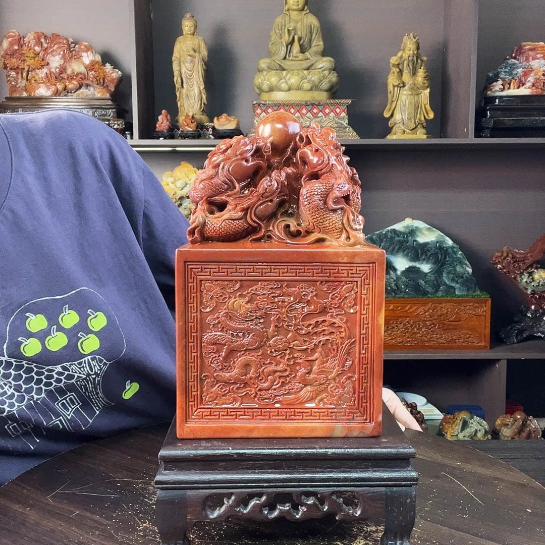 寿山石印石凯*。。。。。。。。。。。