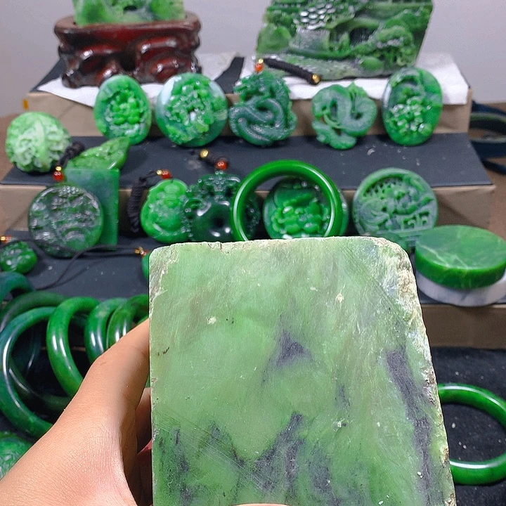 未镶嵌和田玉珠宝半成品