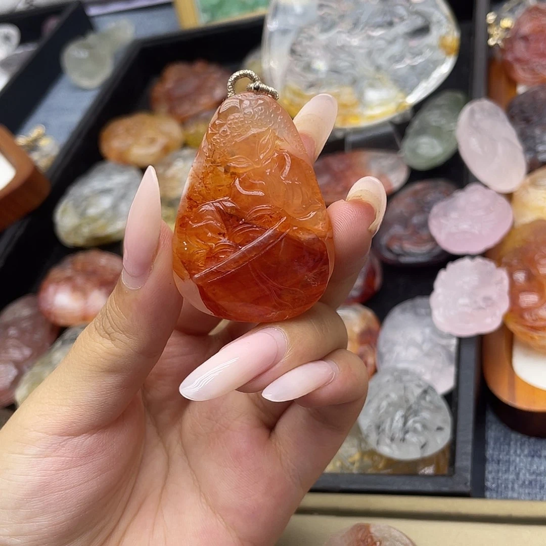 颈饰未镶嵌水晶天然