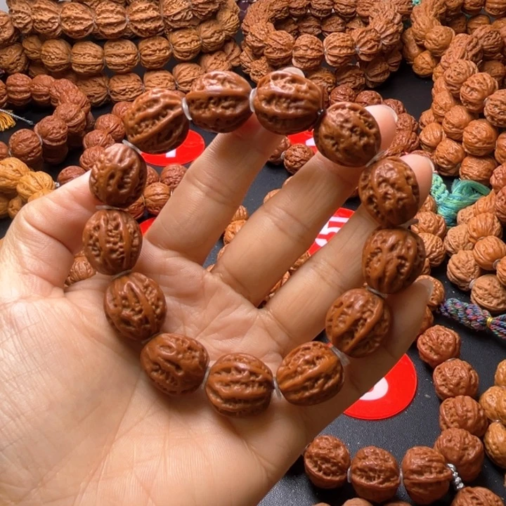 文玩核桃吊坠粗筋小枣