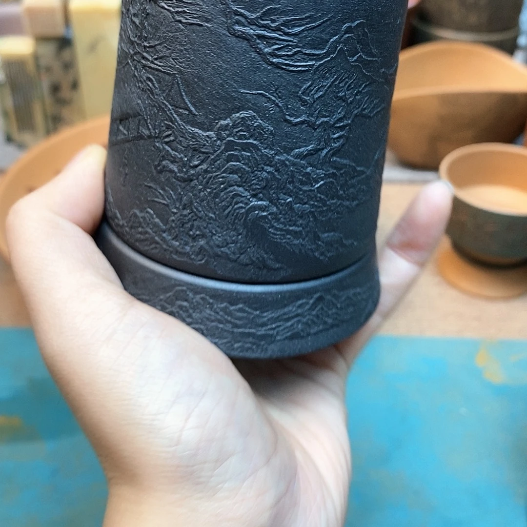 张***生茶杯紫砂宜兴紫砂杯