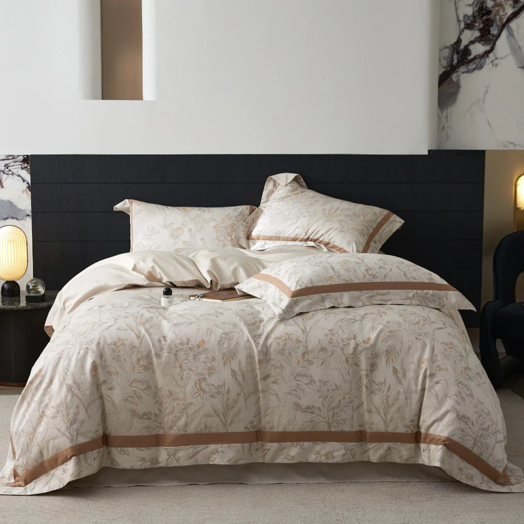 Dafenry·Home 高奢复古纯棉色织提花床品四件套