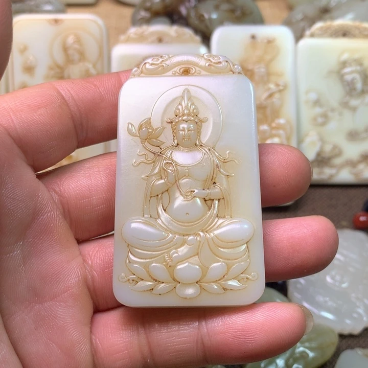 和田玉挂件未镶嵌用****8