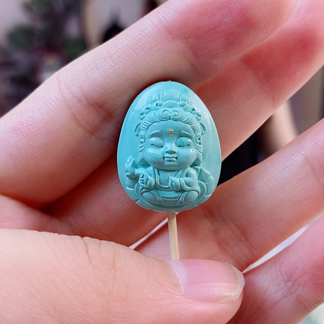 未镶嵌绿松石珠宝奇石