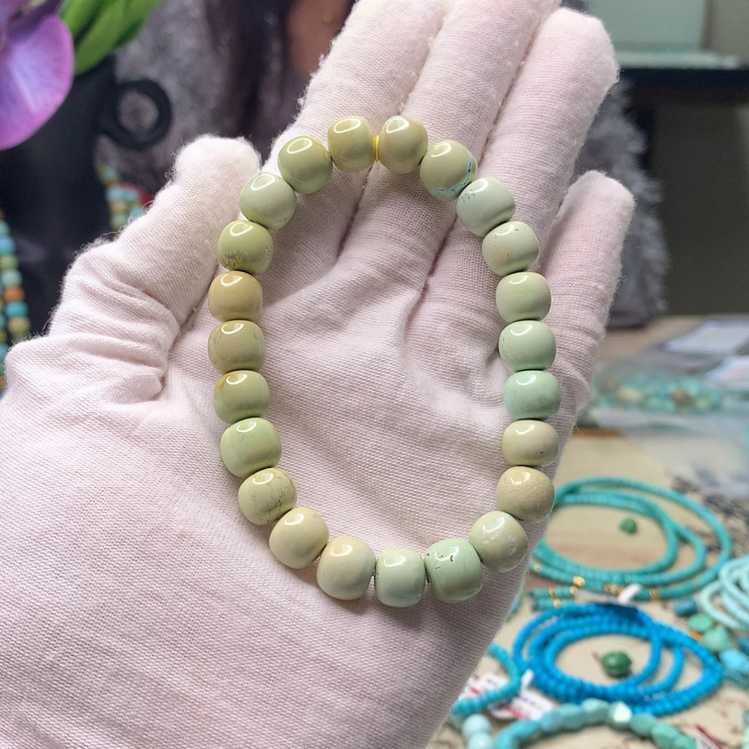 绿松石足铂镶嵌配饰