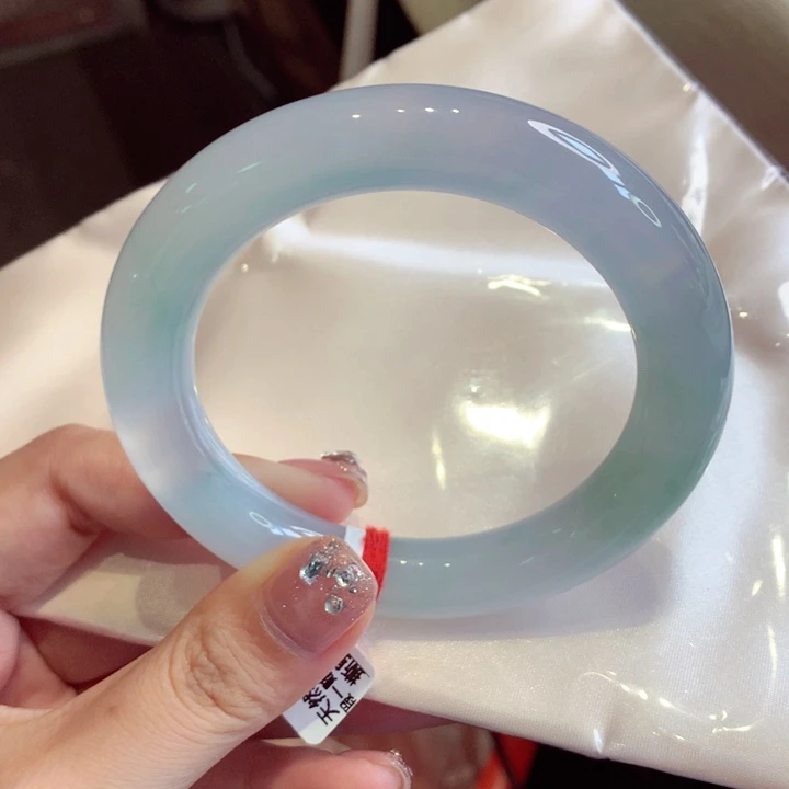未镶嵌手镯翡翠78号圆条77