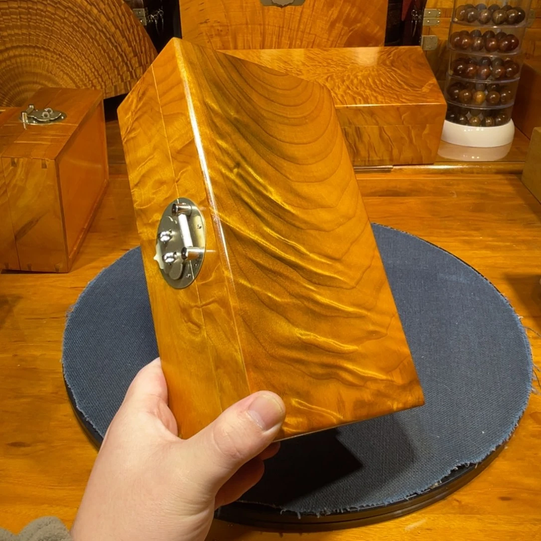 书***生金丝楠23cm满花金丝楠木小叶桢楠