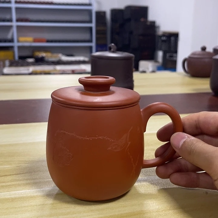 茶杯紫砂微瑕宜兴紫砂