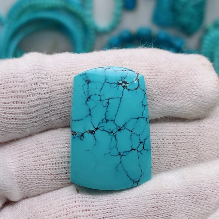 绿松石未镶嵌平安无事牌