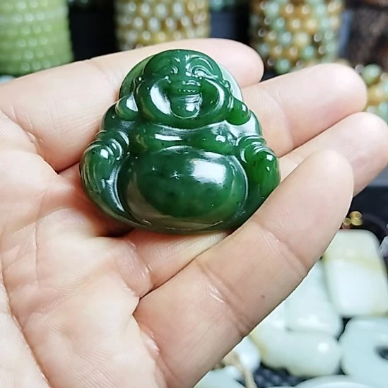 和田玉未镶嵌吊坠(不含链)
