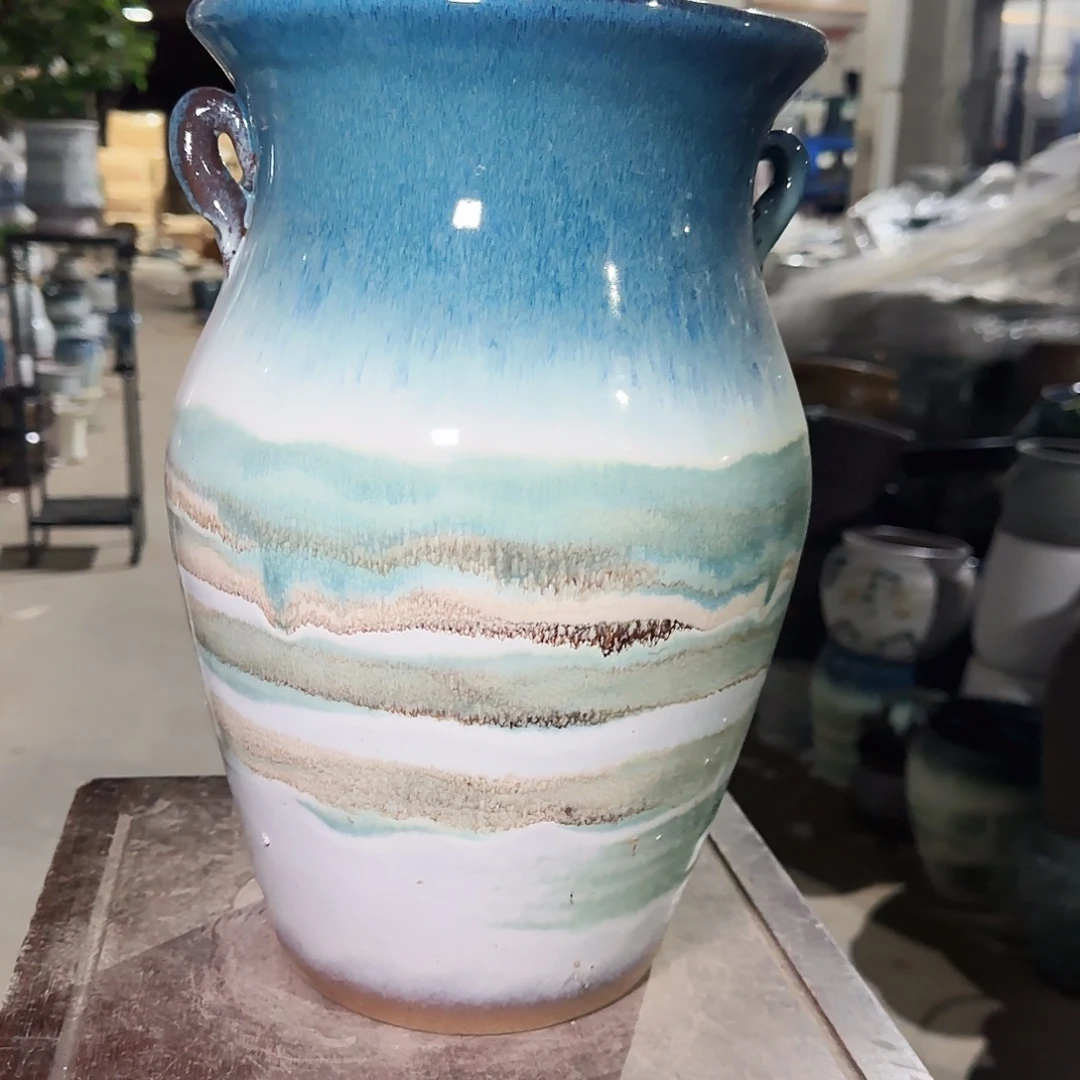 紫砂花盆高32口20