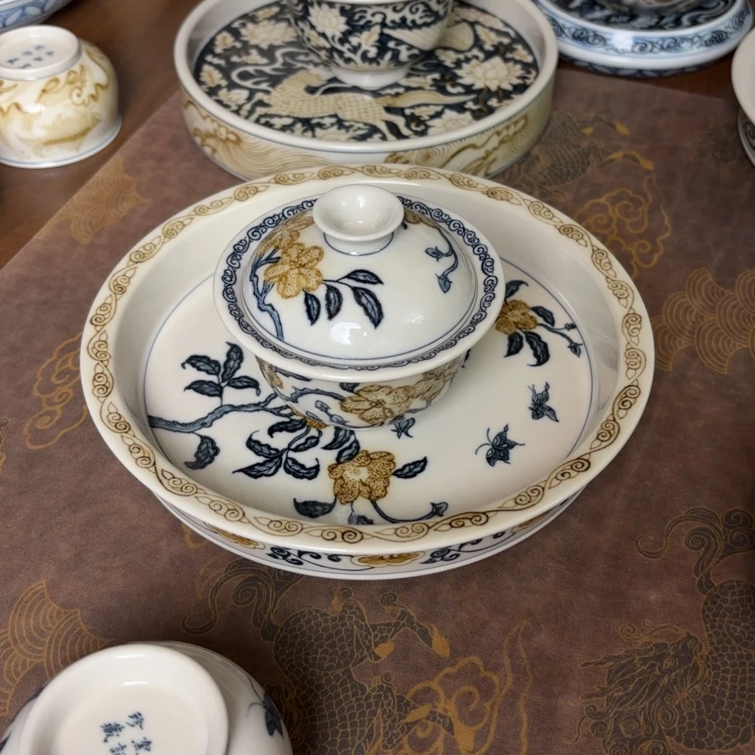 ****水摆件景德镇手绘茶器