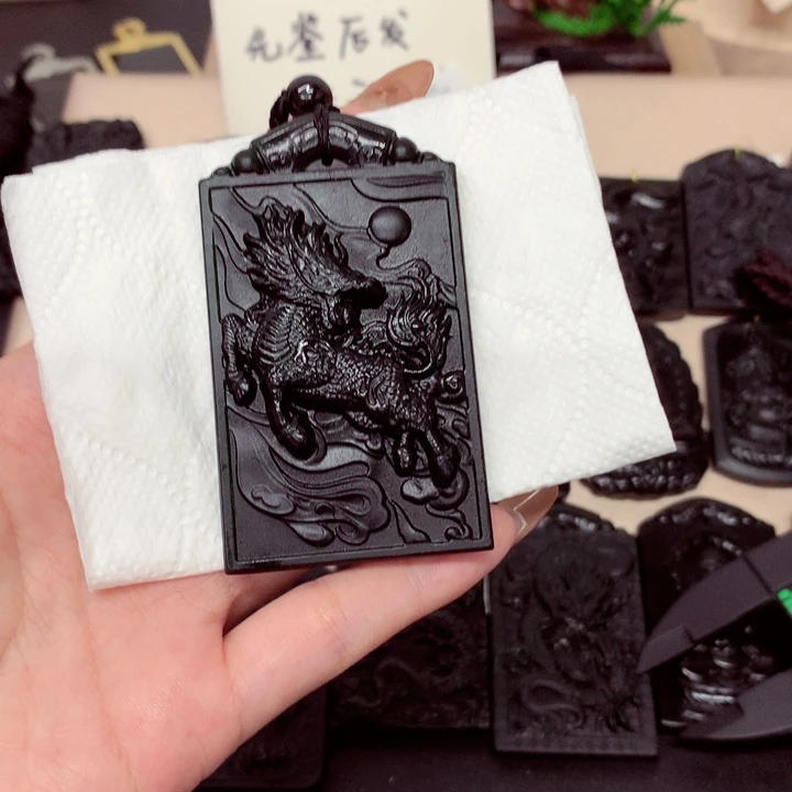 道天然a货钢琴黑挂件