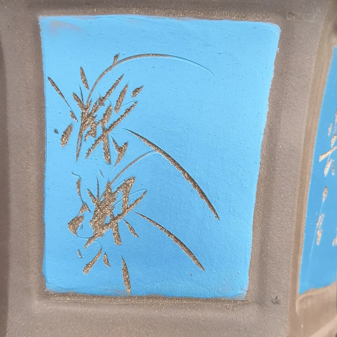 紫砂花盆口径27.17口径