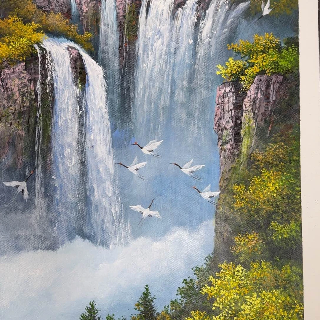 油画加油加油加油努力加油加油