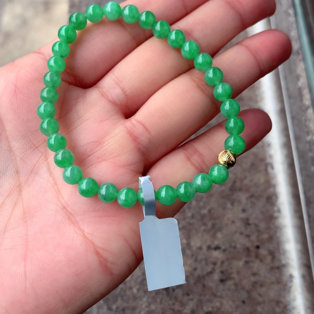 翡翠手链未镶嵌?****?缅甸翡翠