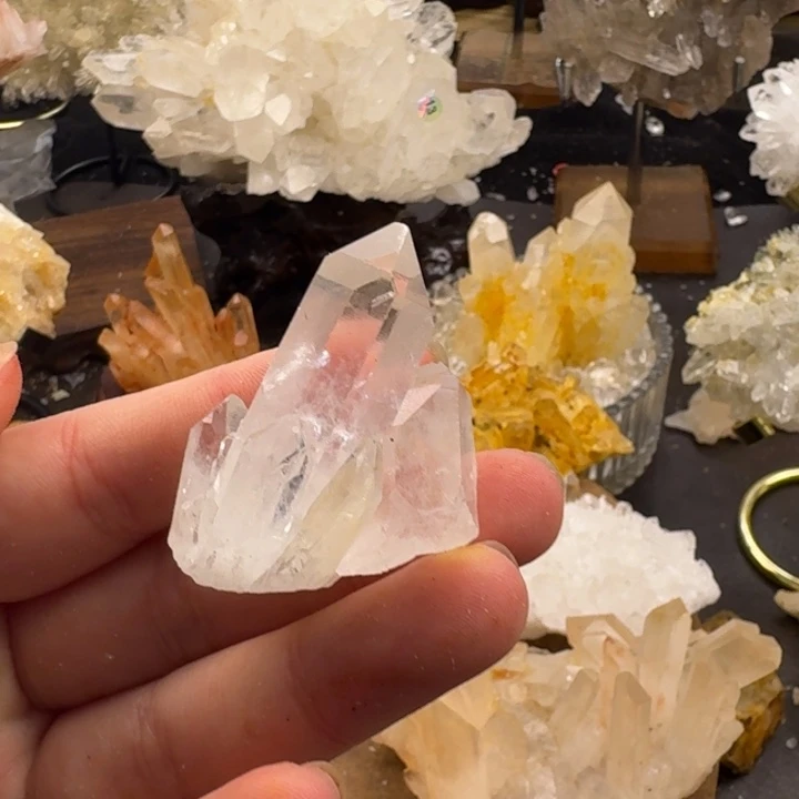 水晶未镶嵌珠宝半成品