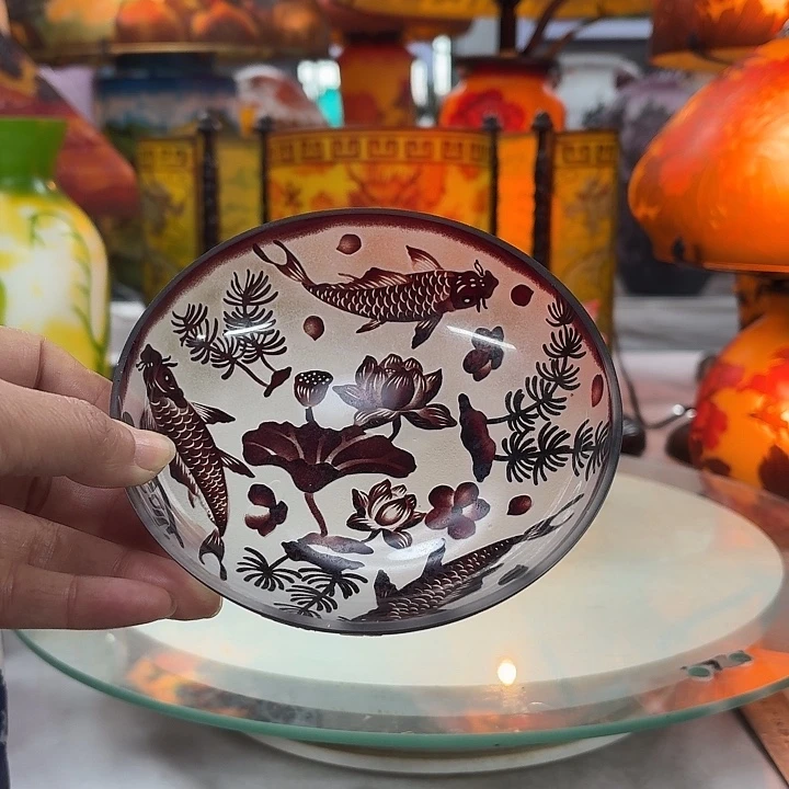 琉璃高3直径13葛蕾果盘